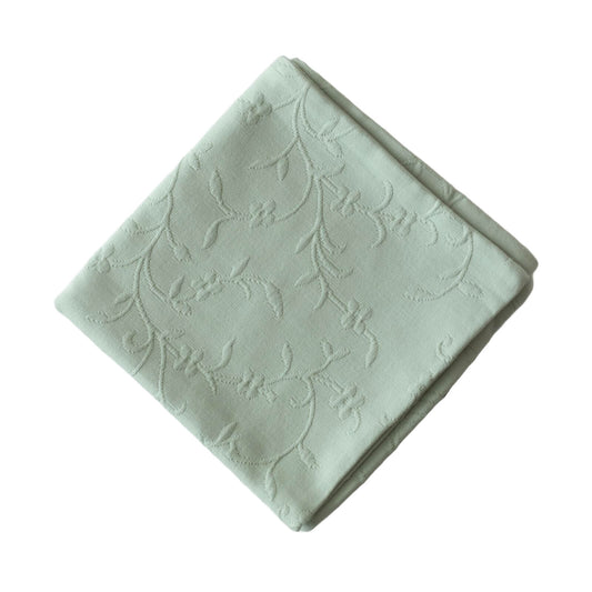 Jacquard cushion cover | Flora | square | light green