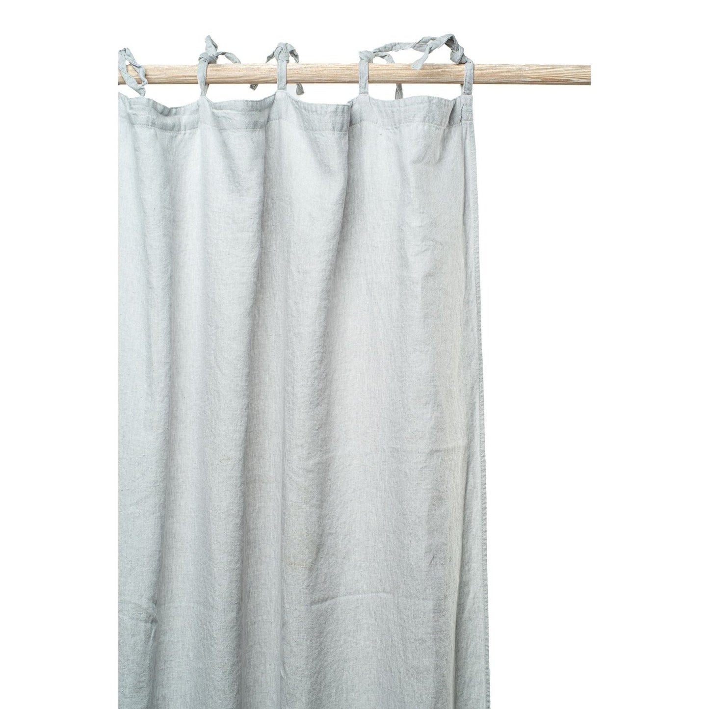 Machine-washable & wrinkle-free: Emma Hampton Blue  Linen Curtain is made for modern living
