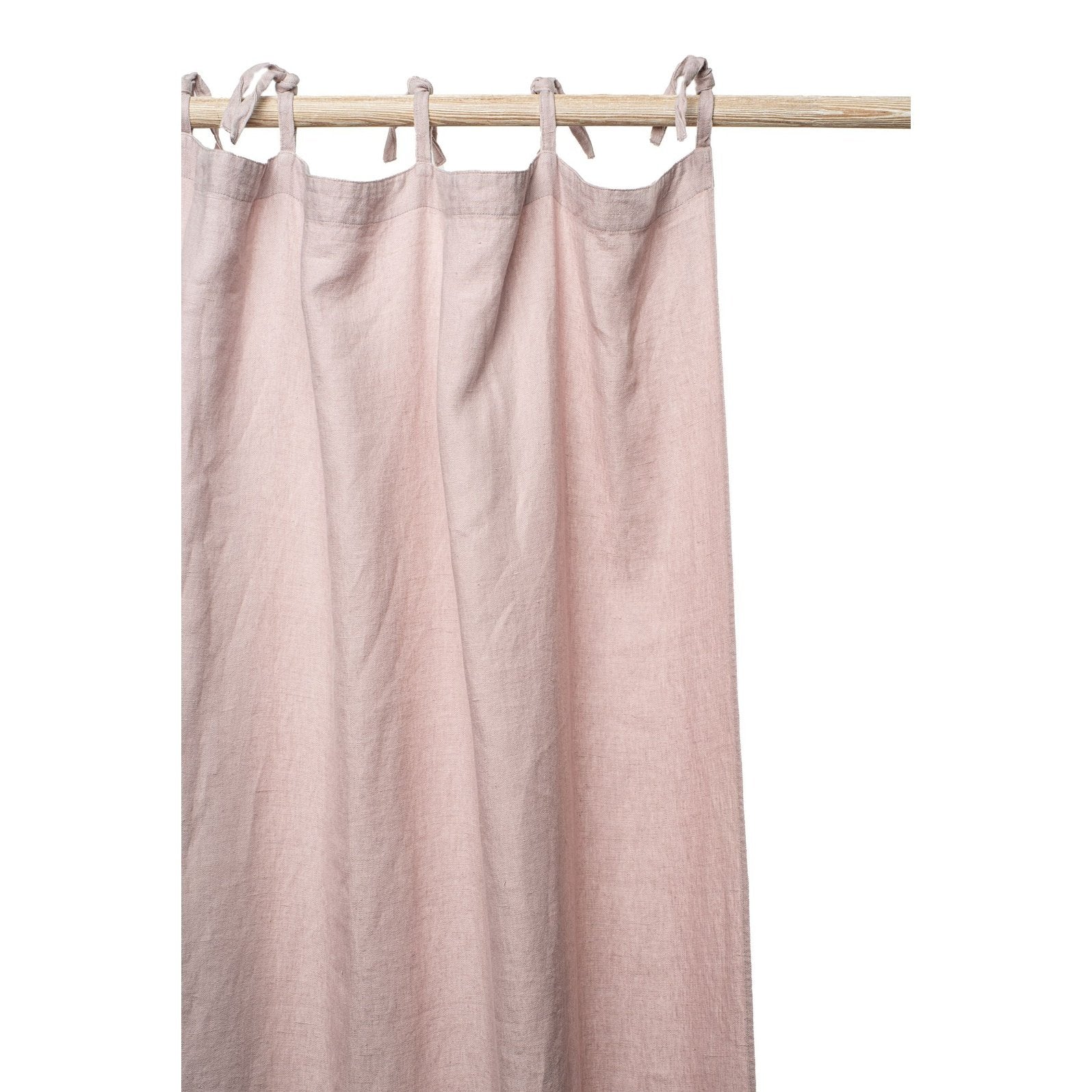 Drape your windows in timeless elegance with the Emma Vieuw Rose Linen Curtain (160x280cm).