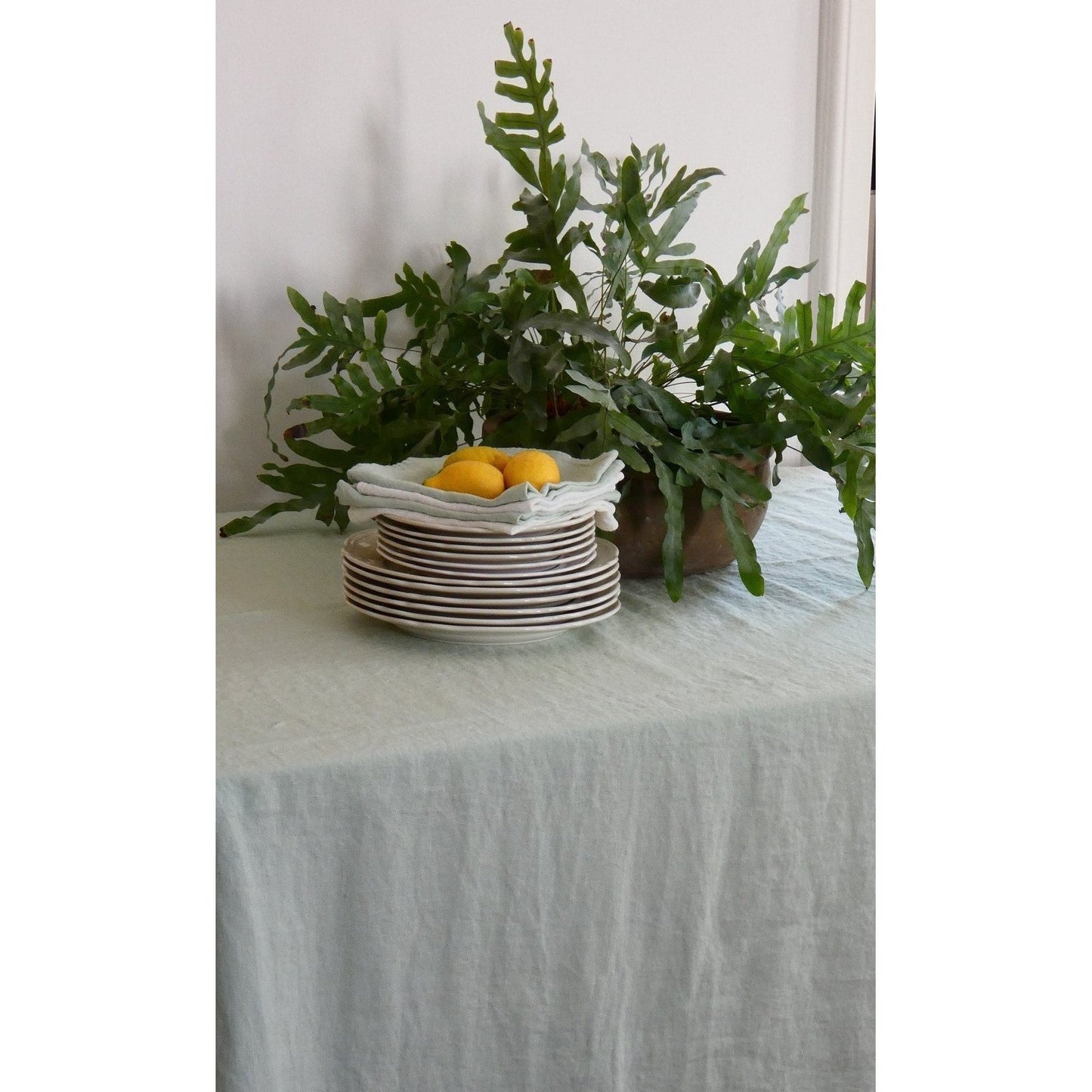 Emma washed linen table cloth - available in 5 colors