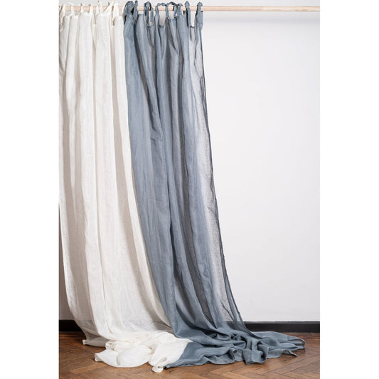 Sheer linen window curtain | Lidi | 2 Colours - 160x280 cm