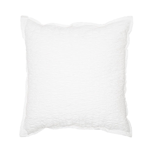 The Ada pillow cover is a matching cover to the Ada bed cover. This high quality 100% stone washed jacquard cotton cushion cover has an hiding zipper on the back.